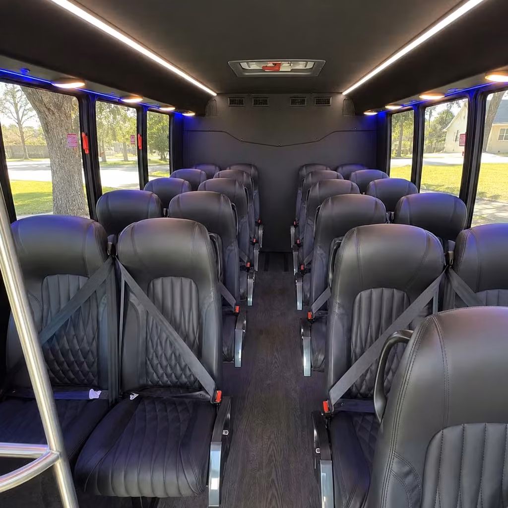 25 passenger minibus interior
