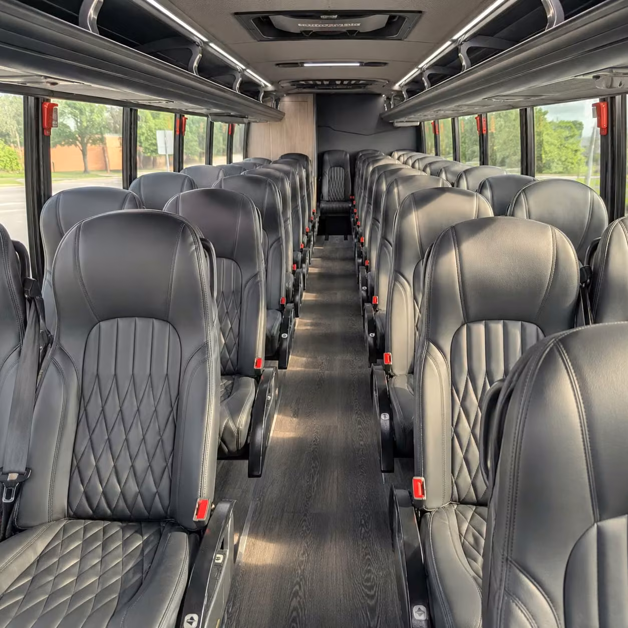 30 passenger minibus inside