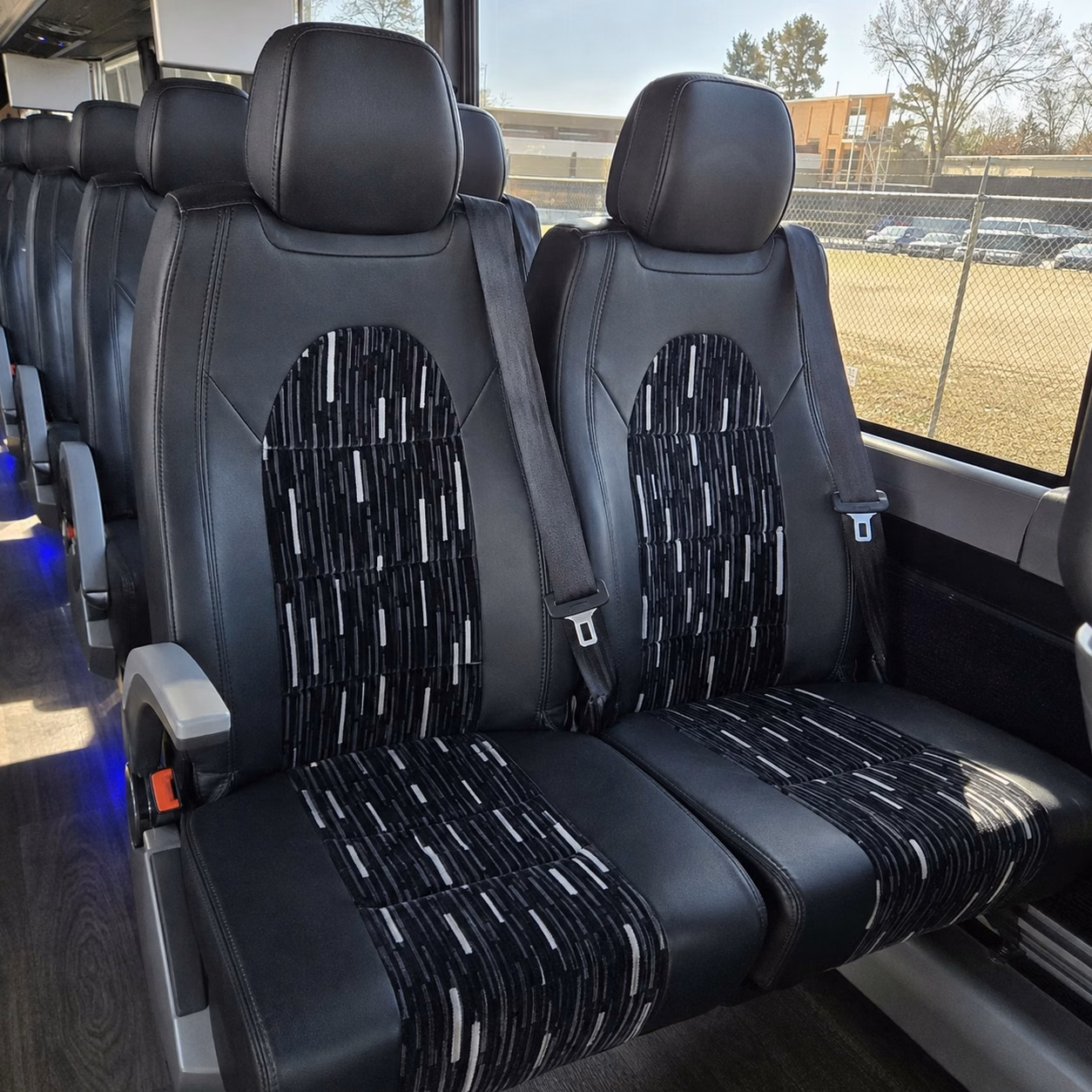 cherry hill charter bus interior